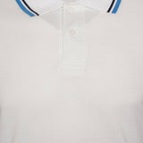 Mens Polo Shirt Top Men Striped Collar & Sleeves Tipping T-Shirt Summer Shirts Casual Gym Wear Pique Tops - Georgio Peviani