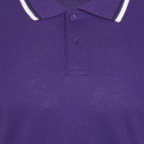 Mens Polo Shirt Top Men Striped Collar & Sleeves Tipping T-Shirt Summer Shirts Casual Gym Wear Pique Tops - Georgio Peviani
