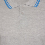 Mens Polo Shirt Top Men Striped Collar & Sleeves Tipping T-Shirt Summer Shirts Casual Gym Wear Pique Tops - Georgio Peviani