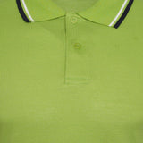 Mens Polo Shirt Top Men Striped Collar & Sleeves Tipping T-Shirt Summer Shirts Casual Gym Wear Pique Tops - Georgio Peviani