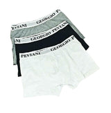 Boxer Shorts Georgio Peviani Underwear Mens Seamless Trunks Briefs Underpants 3P - Georgio Peviani