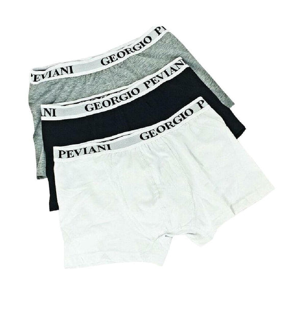 Boxer Shorts Georgio Peviani Underwear Mens Seamless Trunks Briefs Underpants 3P - Georgio Peviani