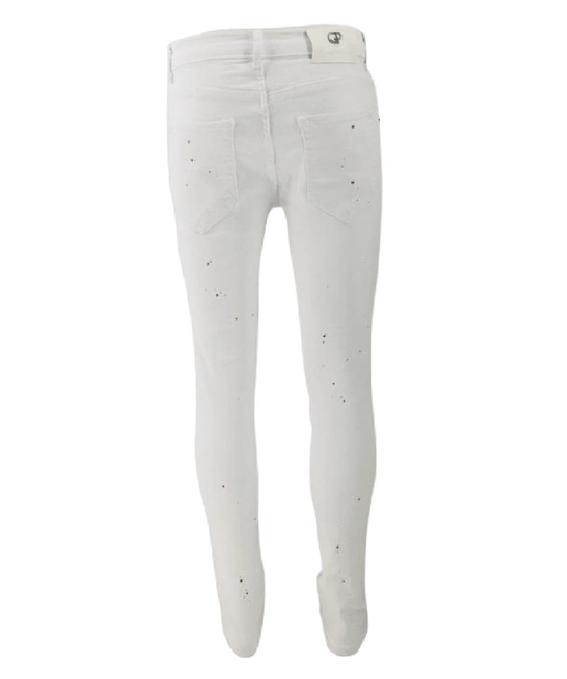 Mens Denim Jeans Georgio Peviani Slim Fit Ripped Soft Stretch Men Biker Pants - Georgio Peviani