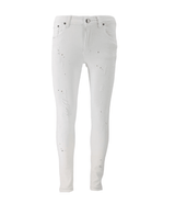 Mens Denim Jeans Georgio Peviani Slim Fit Ripped Soft Stretch Men Biker Pants - Georgio Peviani