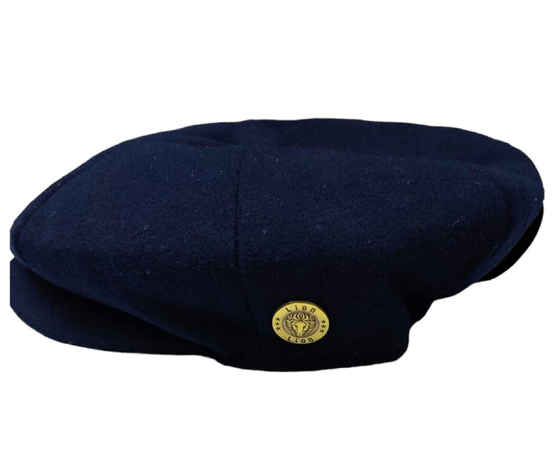 Mens Peaky Blinders Hat Newsboy Flat Cap Herringbone Tweed Wool Baker Boy Gatsby - Georgio Peviani
