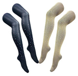 Ladies Diamond Tights Women Sexy Stocking Vintage Pop Comic Long Over Knee Socks - Georgio Peviani