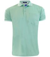 Mens Polo Shirt Cotton Pique Pocket Men Ribbed Tipping Collar PK T Shirt Summer Top Tee Gym Casual Wear