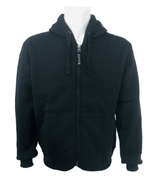 Mens Hooded Sweatshirt Men Full Zip Up Plain Hoodie Adult Fleece Zipper Hoody Top - Georgio Peviani