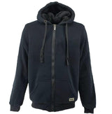 Fleece Fur Hoodie Winter Men Zipped Hoody Plain Sweatshirt Pullover Hooded M-XXL - Georgio Peviani