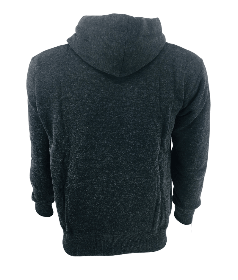 Mens Hooded Sweatshirt Men Full Zip Up Plain Hoodie Adult Fleece Zipper Hoody Top - Georgio Peviani