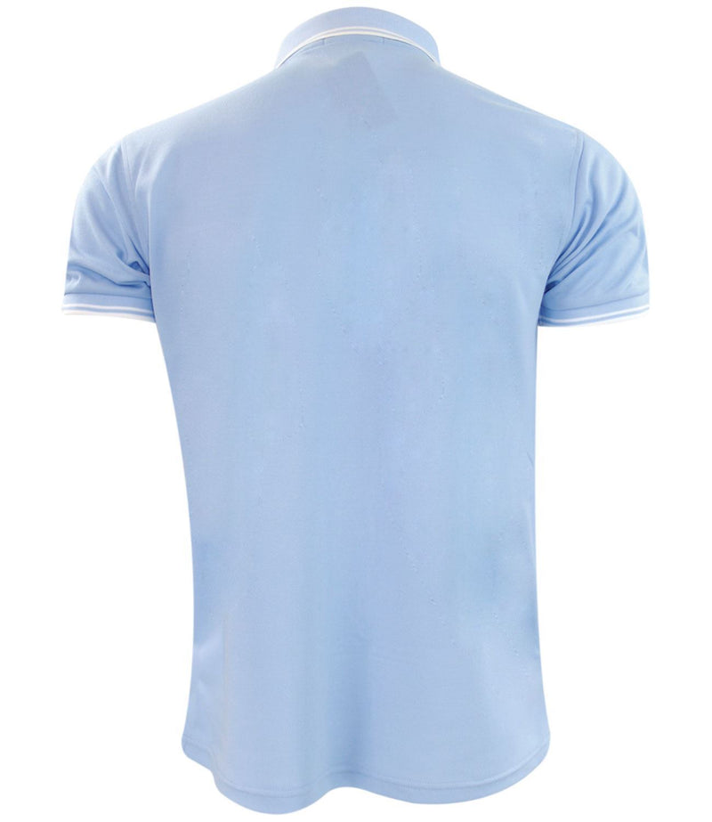 Mens Polo Shirt Cotton Pique Pocket Men Ribbed Tipping Collar PK T Shirt Summer Top Tee Gym Casual Wear