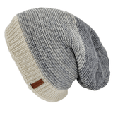 Mens Ladies Knitted Woolly Winter Slouch Beanie Hat Cap One Size Skateboard Warm Hats - Georgio Peviani