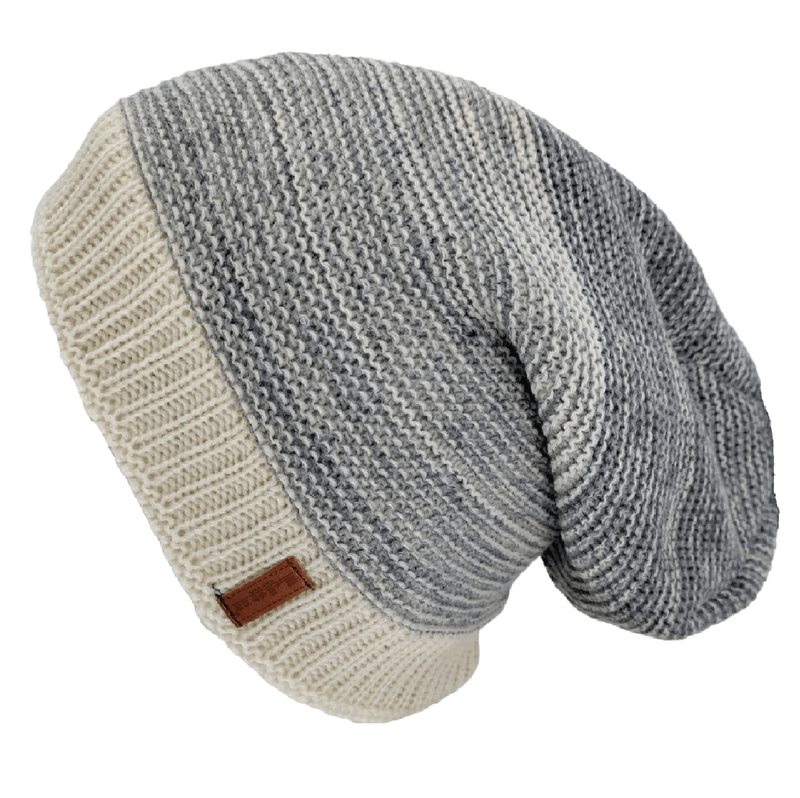Mens Ladies Knitted Woolly Winter Slouch Beanie Hat Cap One Size Skateboard Warm Hats - Georgio Peviani