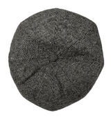 Peaky Blinders Newsboy Hat Gatsby Cap Flat Tweed herringbone 8 Panel Baker Boy - Georgio Peviani