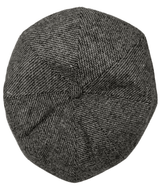 Peaky Blinders Newsboy Hat Gatsby Cap Flat Tweed herringbone 8 Panel Baker Boy - Georgio Peviani