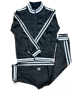 Mens Tracksuit 2 Piece Set Men Urban Time Is Money Hoodie & Joggers Zip Pants Matching Sweatshirts Sweatpants Hoodie & Joggers Bottoms (leroid)