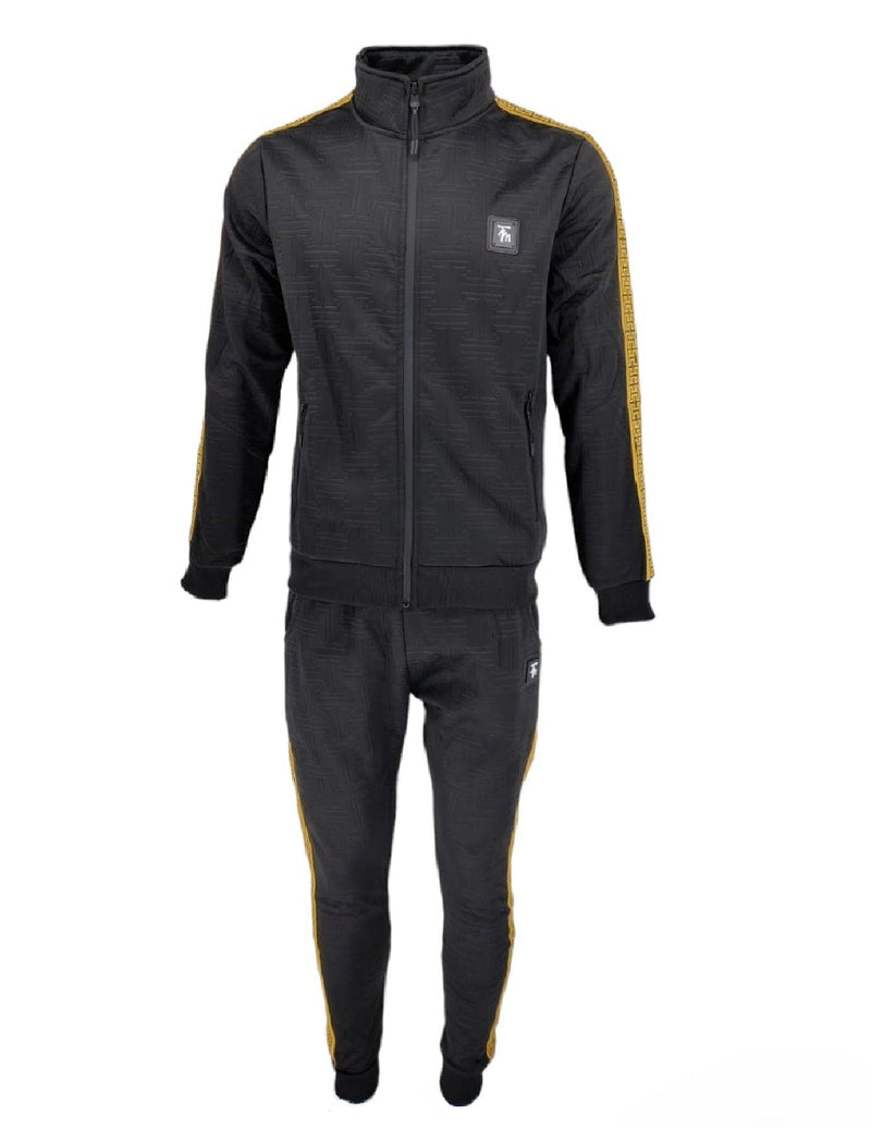Mens TIM Tracksuit Set Bottoms Full Zip Jacket Trousers Pants Casual Wear S-5XL - Georgio Peviani