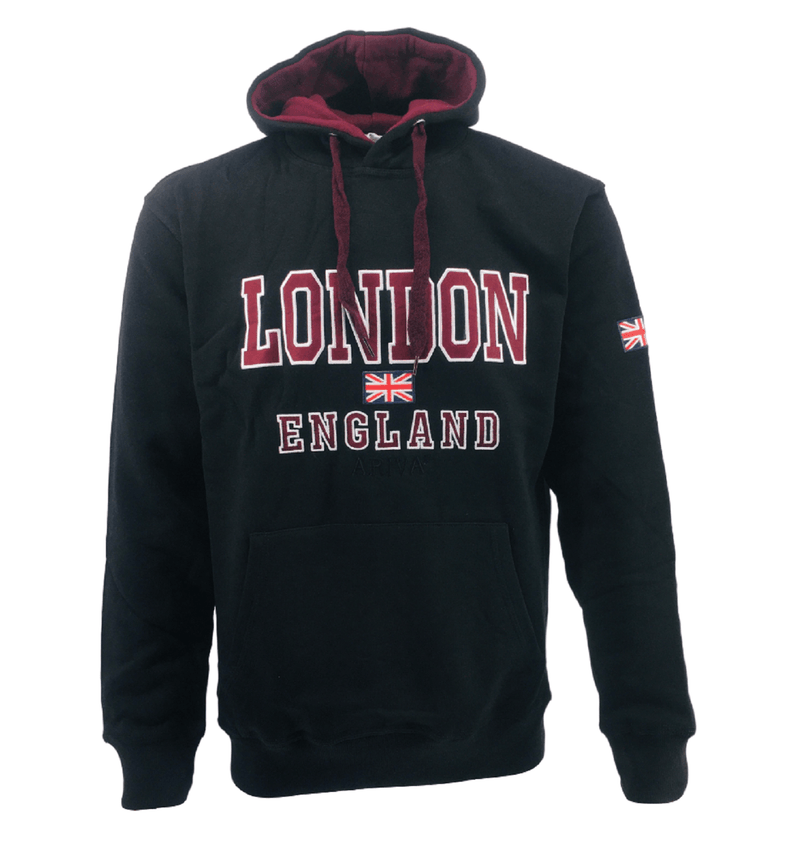 London England Pullover Hoodies Embroidered Hooded Fleece Mens Womens Printed Sweatshirt Unisex Great Britain Jumper Hoody Winter Wear - Georgio Peviani