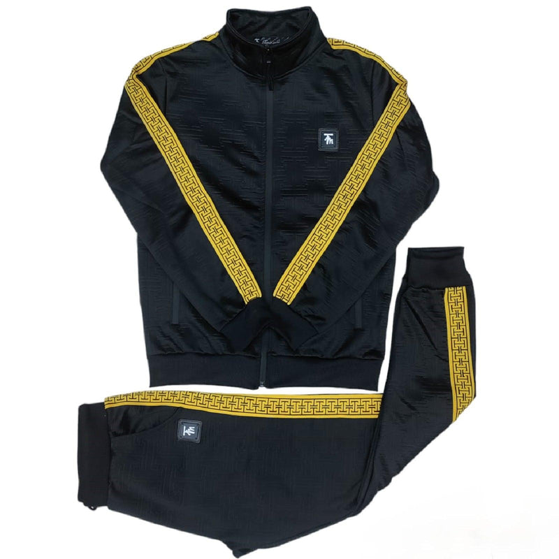 Mens TIM Tracksuit Set Bottoms Full Zip Jacket Trousers Pants Casual Wear S-5XL - Georgio Peviani