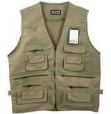 Mens Vest Waistcoat Utility Multi Pocket Workwear Body Warmer Gillet Fisherman - Georgio Peviani