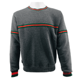 Mens Striped Sweatshirt Jumper Men Fleece Sweater Knitwear Pullover Long Sleeve Warm Winter Jersey Top S-2XL - Georgio Peviani
