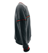Mens Striped Sweatshirt Jumper Men Fleece Sweater Knitwear Pullover Long Sleeve Warm Winter Jersey Top S-2XL - Georgio Peviani