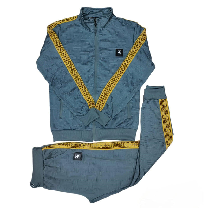 Mens TIM Tracksuit Set Bottoms Full Zip Jacket Trousers Pants Casual Wear S-5XL - Georgio Peviani
