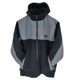 Mens Fleece Jacket Men Warm Winter Two Tone Hooded Zip Up Hoodie Bomber Jackets Work & Casual Soft Coat - Georgio Peviani