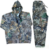 Mens Jungle Print Tracksuit 2pcs Full Set Trouser Hoodie Hunting Combat Sweat