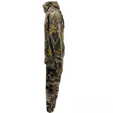 Mens Jungle Print Tracksuit 2pcs Full Set Trouser Hoodie Hunting Combat Sweat