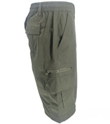 Mens Cargo Shorts Combat Work Shorts Army Casual Chino Knee Length Pants Summer