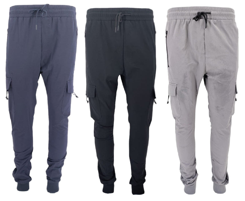 Men's Cargo Combat Trouser Elasticated Lightweight Work Trousers Pants Bottoms