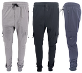 Mens Cargo Combat Trousers Men's Jogging Bottoms Elasticated Tracksuit Joggers M-3XL