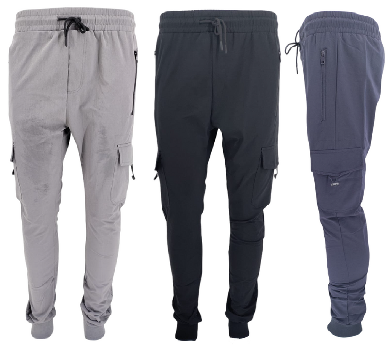 Mens Cargo Combat Trousers Men's Jogging Bottoms Elasticated Tracksuit Joggers M-3XL