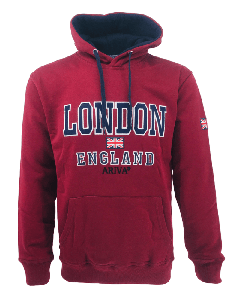 London England Pullover Hoodies Embroidered Hooded Fleece Mens Womens Printed Sweatshirt Unisex Great Britain Jumper Hoody Winter Wear - Georgio Peviani