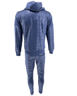 Mens TiM Tracksuit Set Men Printed Urban Hip Hop Top Bottoms Joggers 2ps Outfit - Georgio Peviani