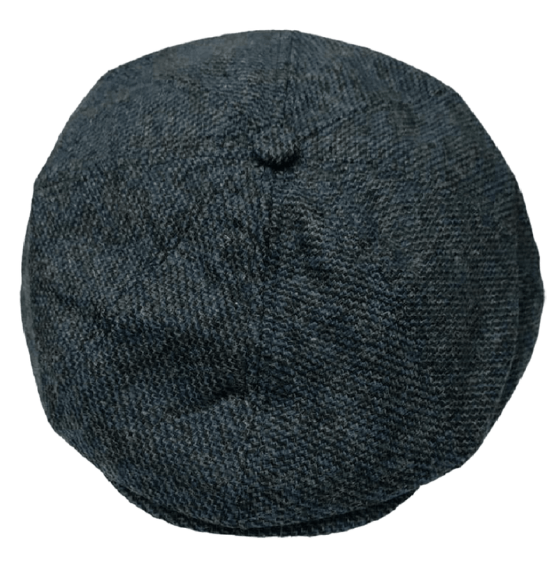 Peaky Blinders Newsboy Hat Gatsby Cap Flat Tweed herringbone 8 Panel Baker Boy - Georgio Peviani