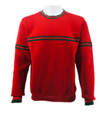 Mens Striped Sweatshirt Jumper Men Fleece Sweater Knitwear Pullover Long Sleeve Warm Winter Jersey Top S-2XL - Georgio Peviani