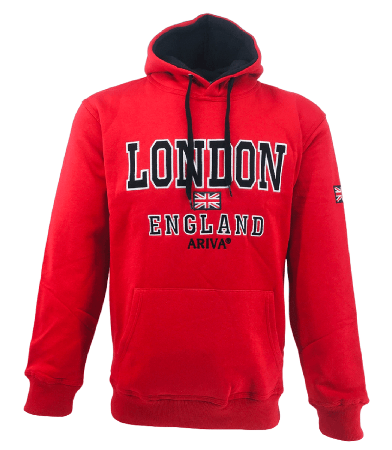 London England Pullover Hoodies Embroidered Hooded Fleece Mens Womens Printed Sweatshirt Unisex Great Britain Jumper Hoody Winter Wear - Georgio Peviani