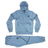 Mens Time Is Money Tracksuit 2 Piece Set Men Urban Hoodie & Joggers Zip Pants Matching Sweatshirts Sweatpants Hoodie & Joggers Bottoms