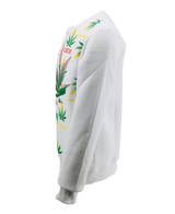 Mens Marijuana Leaves Sweatshirt Ganja Jumper Fleece Cannabis Sweater Knitwear Top UK S-2XL - Georgio Peviani