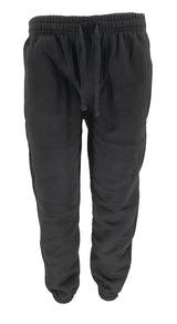 Men's Tracksuit Heavy Fleece Jogging Bottom Gym Sweat Jogger Pants Cuffed Hem - Georgio Peviani