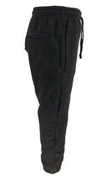Men's Tracksuit Heavy Fleece Jogging Bottom Gym Sweat Jogger Pants Cuffed Hem - Georgio Peviani