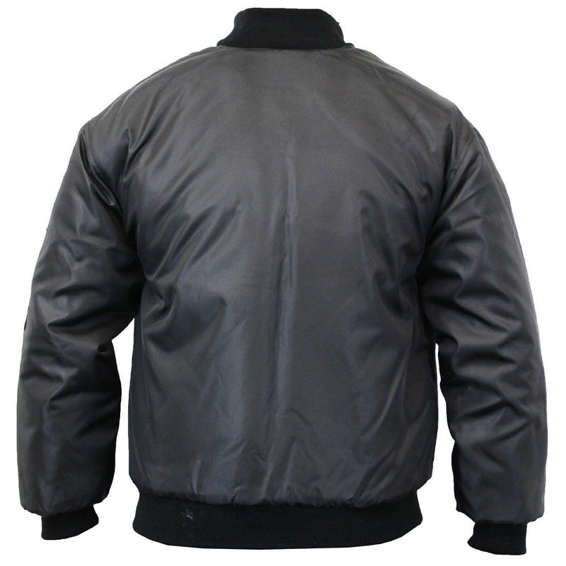 Mens Bomber Jacket Ma1 Army Pilot Biker Military Security Padded Harrington Coat Vintage Jackets Coats - Georgio Peviani