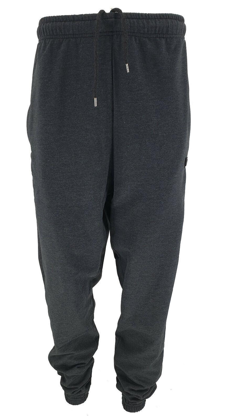 Men's TiM Relaxed Fit Heavy Fleece Jogging Bottom Cuffed Gym Sweat Jogger Pants - Georgio Peviani