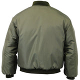 Mens Bomber Jacket Ma1 Army Pilot Biker Military Security Padded Harrington Coat Vintage Jackets Coats - Georgio Peviani