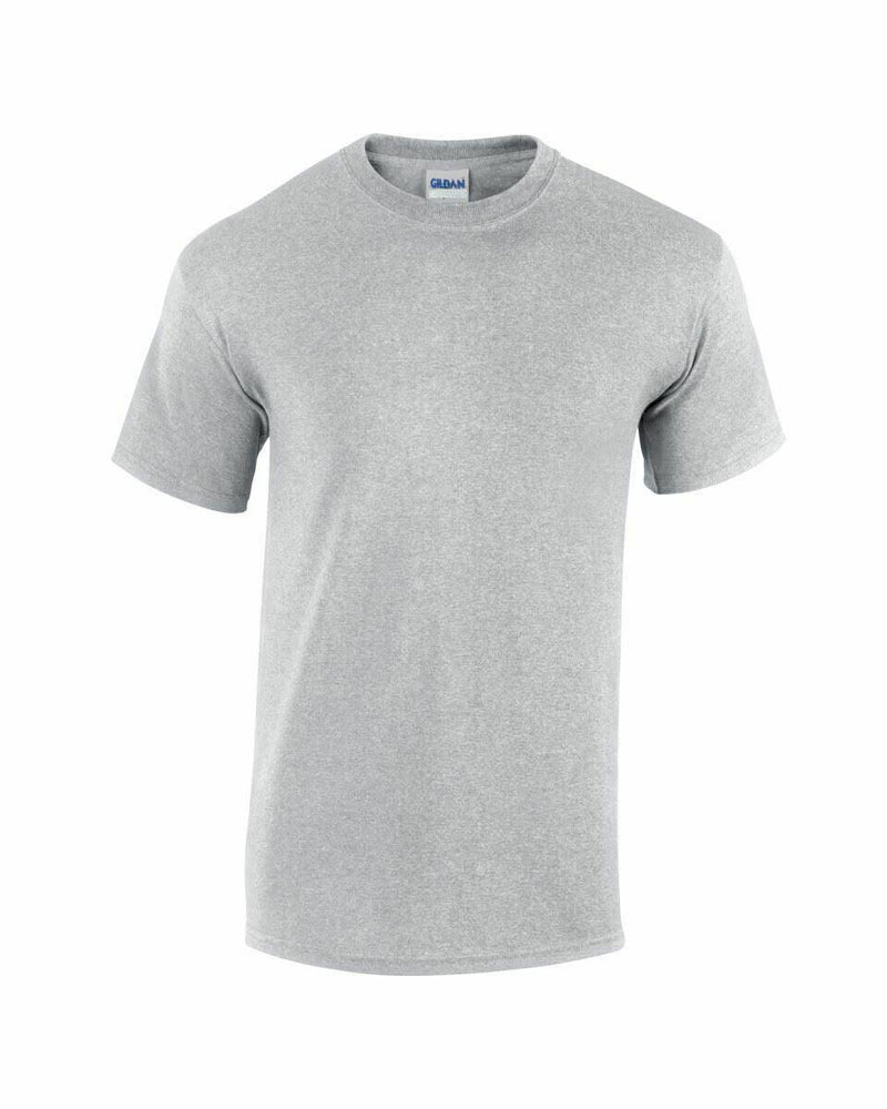 Mens Plain Top Shirt Gildan Cotton Crew Neck Top Unisex Short Sleeve T-Shirt S-2XL - Georgio Peviani