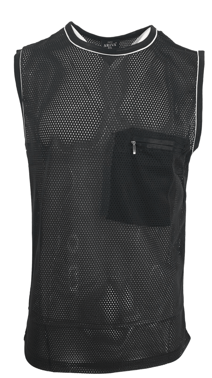 Mens Mesh Fishnet Vest Top Combat See Through Tank Men Military Fashion Urban Tee Tops TShirt Casual Summer Gym Wear Shirt - Georgio Peviani