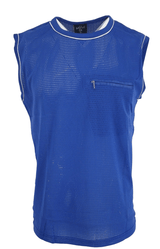 Mens Mesh Fishnet Vest Top Combat See Through Tank Men Military Fashion Urban Tee Tops TShirt Casual Summer Gym Wear Shirt - Georgio Peviani
