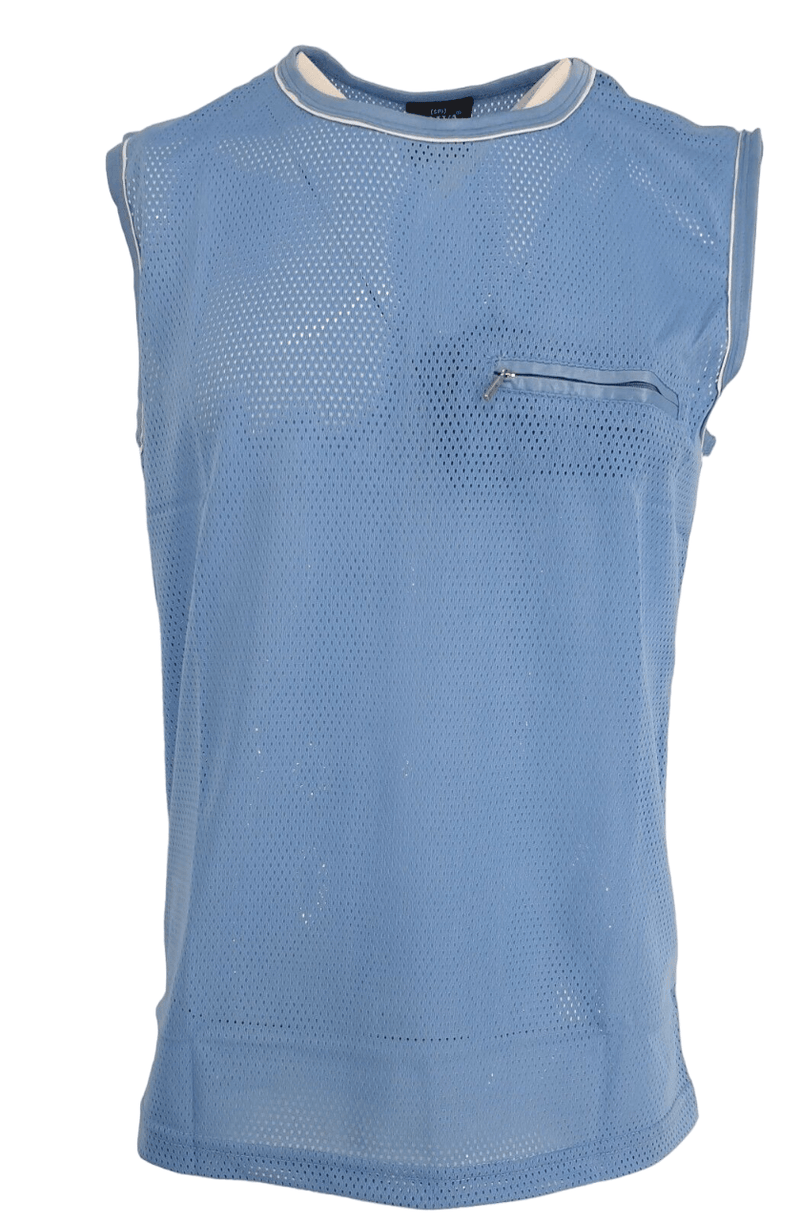 Mens Mesh Fishnet Vest Top Combat See Through Tank Men Military Fashion Urban Tee Tops TShirt Casual Summer Gym Wear Shirt - Georgio Peviani
